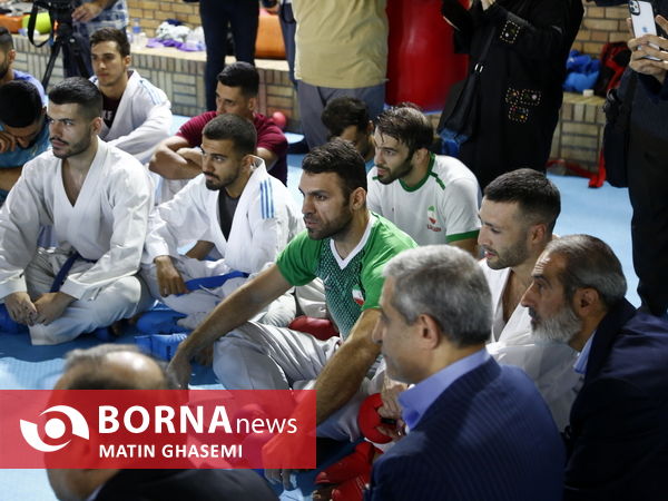 بازدید سرپرست وزارت ورزش و جوانان از اردوی تیم ملی کاراته 