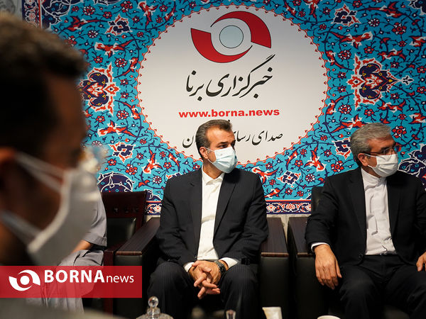 حضور خسرو ساکی و حسین صادقی در خبرگزاری برنا