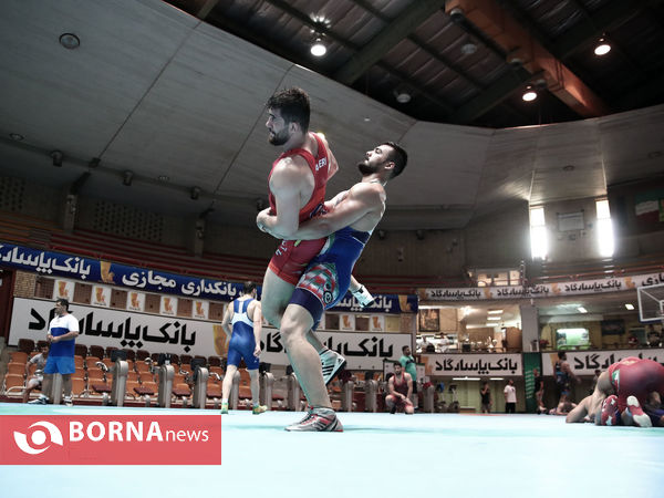 تمرین تیم ملی کشتی فرنگی