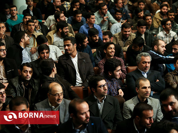 مراسم روز دانشجو با حضور رییس جمهوری - دانشگاه تهران