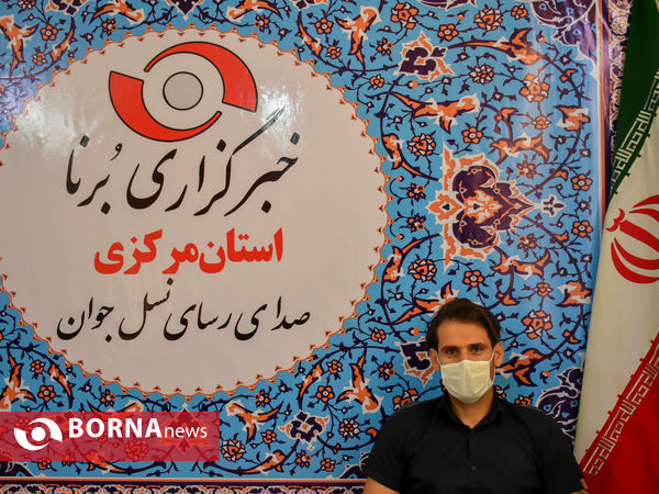 حضور اعضای تیم فوتبال آلومینیوم در دفتر خبرگزاری برنا