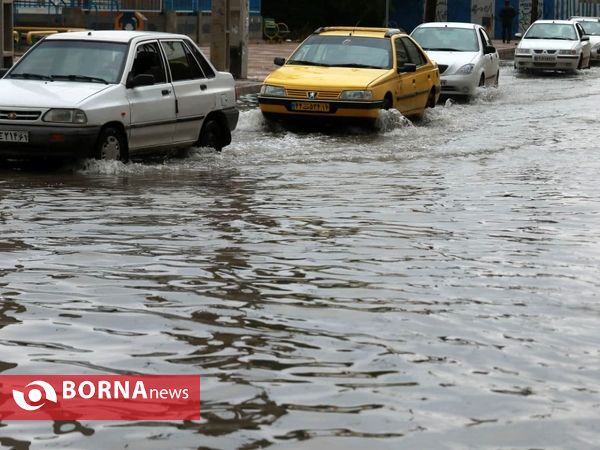 آبادان ۲۴ ساعت پس از بارندگی