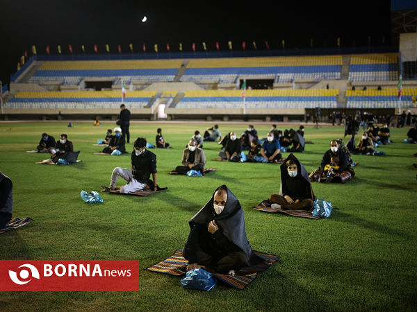 عزاداری شب پنجم محرم در استادیوم