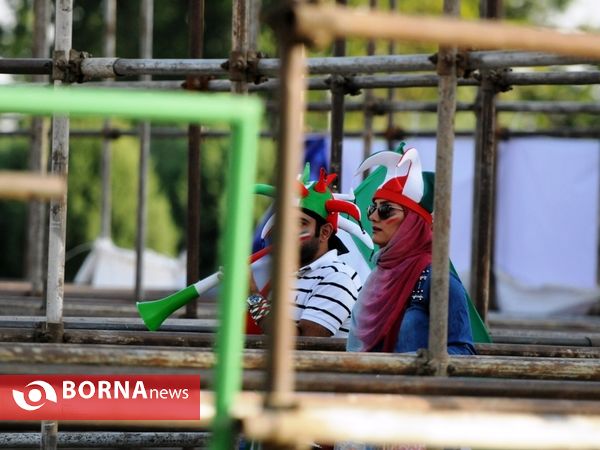 حاشیه های استادیوم آزادی پیش ازبازی ایران و پرتغال