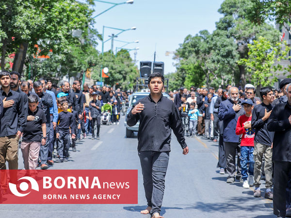 عزاداری مردم اراک در سالروز شهادت امام جعفر صادق(ع)