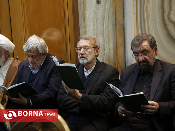 مراسم وداع با پیکر مرحوم آیت الله هاشمی شاهرودی