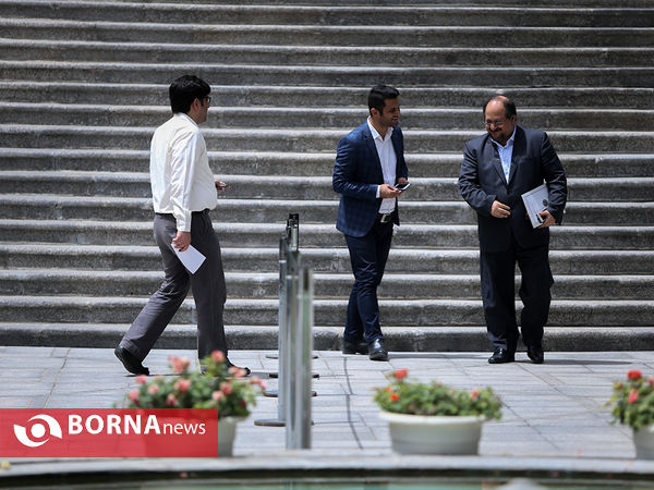 حضور وزرا دولت در جمع خبرنگاران
