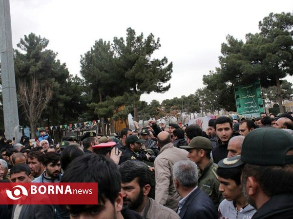 تشییع پیکر مطهر سرباز شهید رضا مرادی علمدار