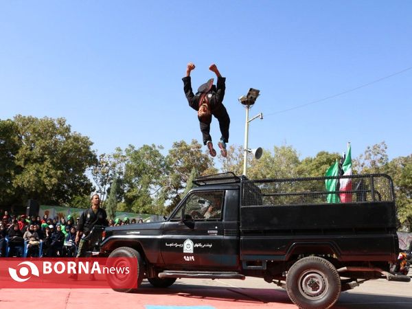 نواخته شدن زنگ امنیت و قرائت پیام مهر در مشهد