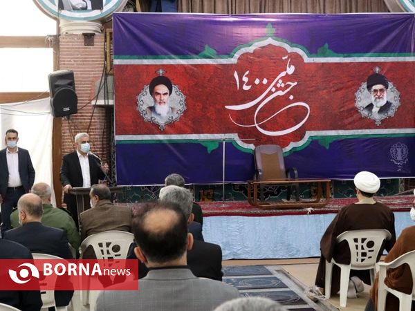 مراسم گلباران گلزار شهدای رشت به مناسبت آغاز دهه فجر