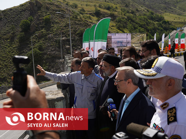 افتتاح قطعه دوم آزاد راه تهران-شمال