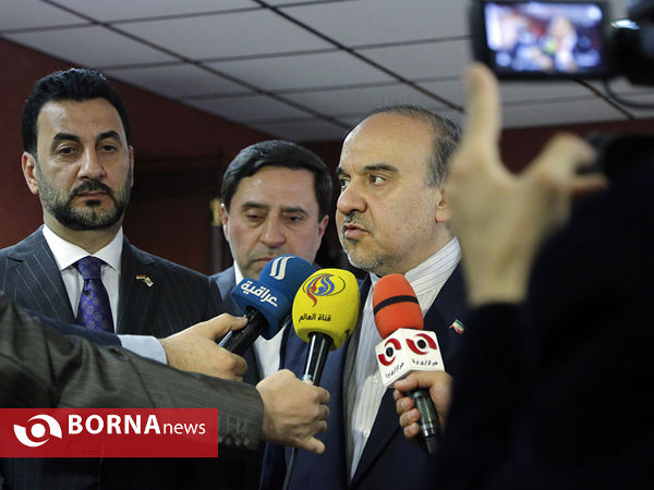 دیدار دکتر سلطانی فر با عبطان وزیر ورزش و جوانان عراق