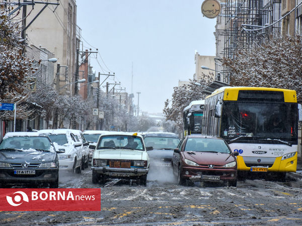 چهره زمستانی اراک در آخرین ماه پاییز