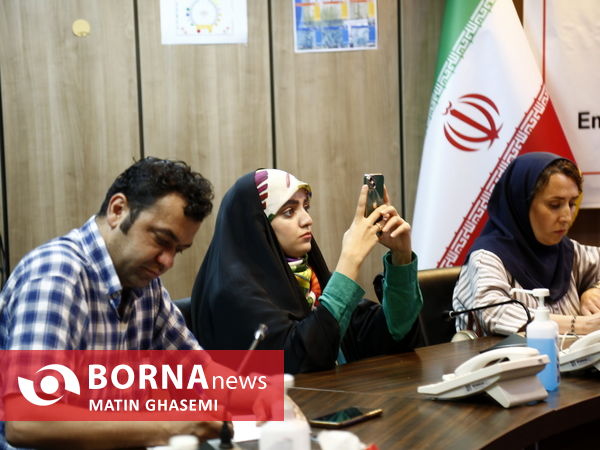 نشست خبری ویدئو کنفرانس رییس جمعیت هلال احمر در مکه مکرمه 