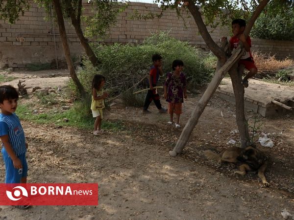 حضور جهادگران فجر استان فارس در مناطق سیل زده استان خوزستان