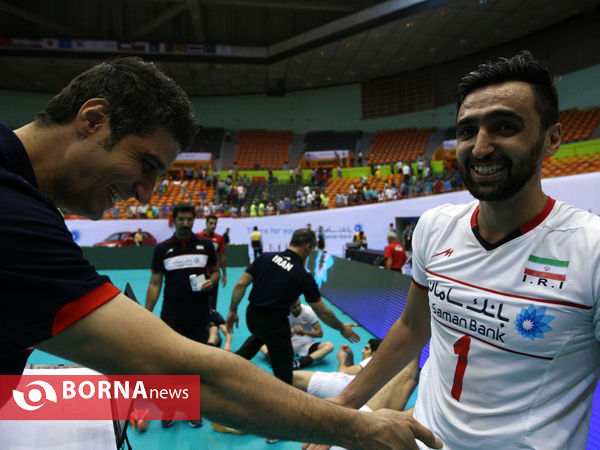 دیدار والیبال ایران - تایلند قهرمانی آسیا