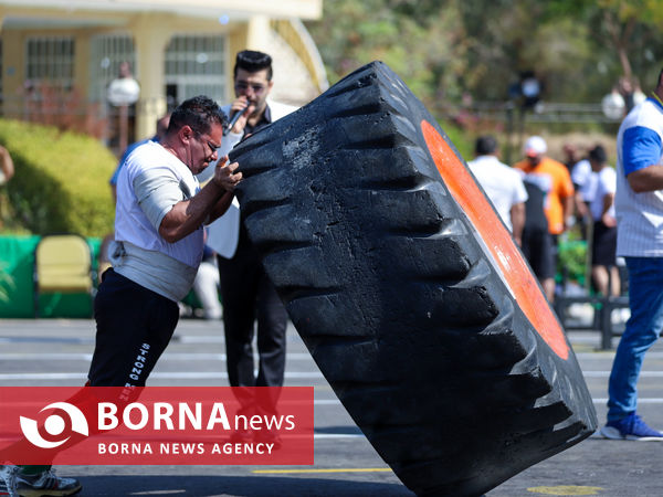 روز نخست مسابقات قویترین مردان کارگری