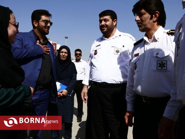 بازدید دکتر پیر حسین کولیوند سرپرست اورژانس کشور از مرز شلمچه