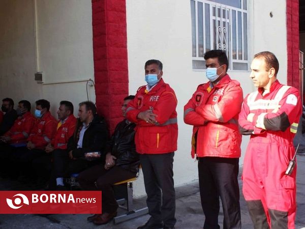 تجلیل از برندگان  جشنواره آتش‌نشانی خرم آباد