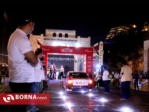 آیین افتتاحیه رالی مرک خاورمیانه در شیراز