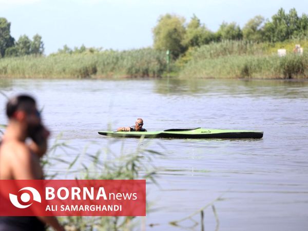مسابقات قایقرانی در بندرانزلی