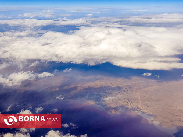 از کیش تا تهران بر فراز ابرها