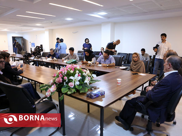 نشست خبری علی شکوری راد و مرتضی الویری
