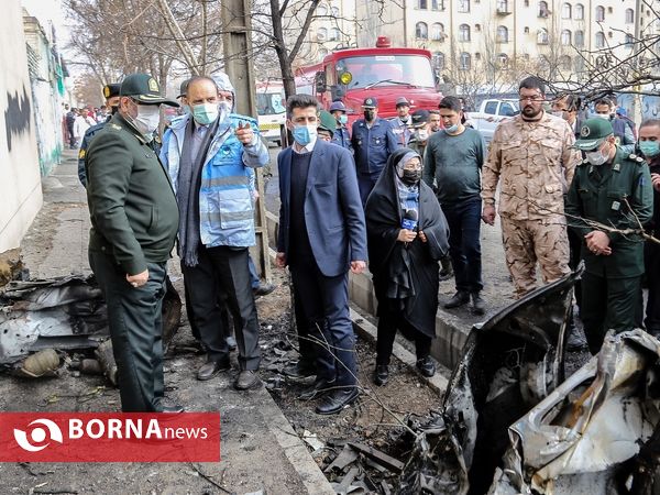 سقوط هواپیمایی نظامی در تبریز
