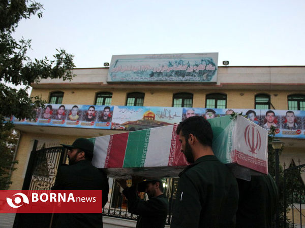 استقبال از شهدای گمنام در فرودگاه شیراز