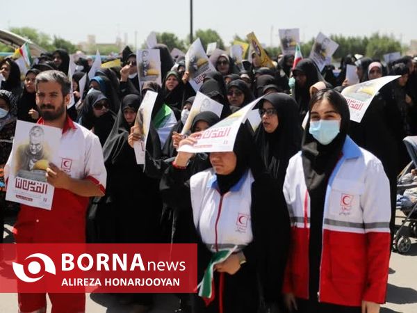 راهپیمایی روز جهانی قدس در خرمشهر