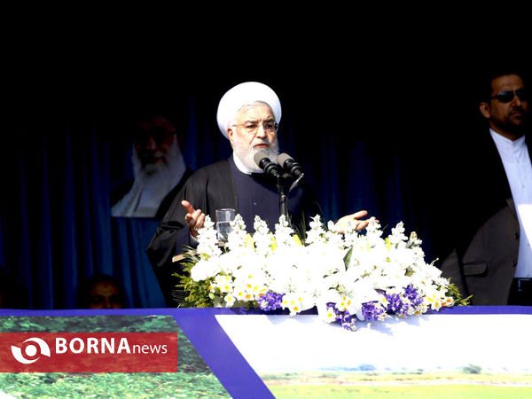 سخنرانی رییس جمهور دکتر حسن روحانی در شهرستان لاهیجان