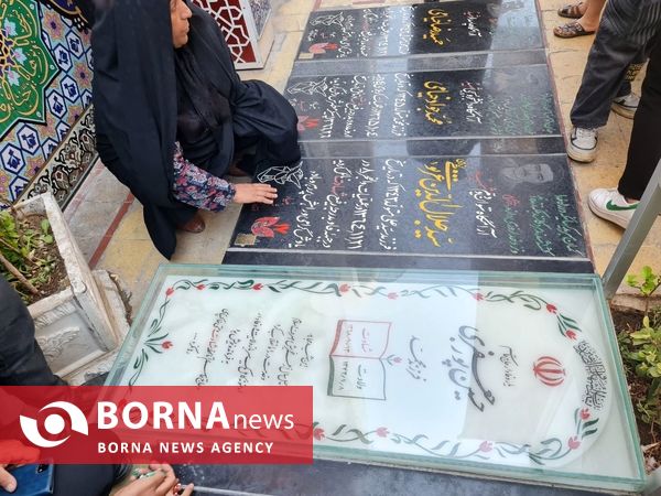 گلزار شهدا کرمان و آرامگاه شهید حاج قاسم سلیمانی در روز اربعین 