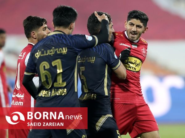 دیدار تیم های پرسپولیس تهران - نساجی مازندران