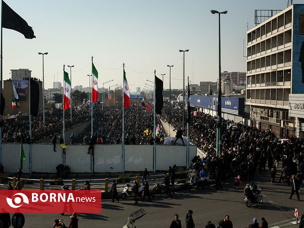 تشییع پیکر سردار شهید حاج قاسم سلیمانی در تهران