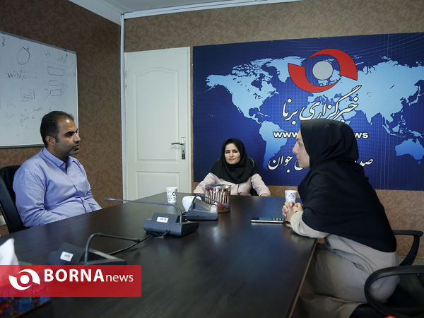 حضور « الهه قلی فلاح » در خبرگزاری برنا